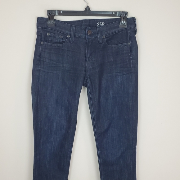 J. Crew Toothpick Mid Rise Dark Wash Jeans A20-10 - Picture 6 of 6